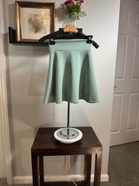 Fashion Nova Mint Green Circle Skater Skirt